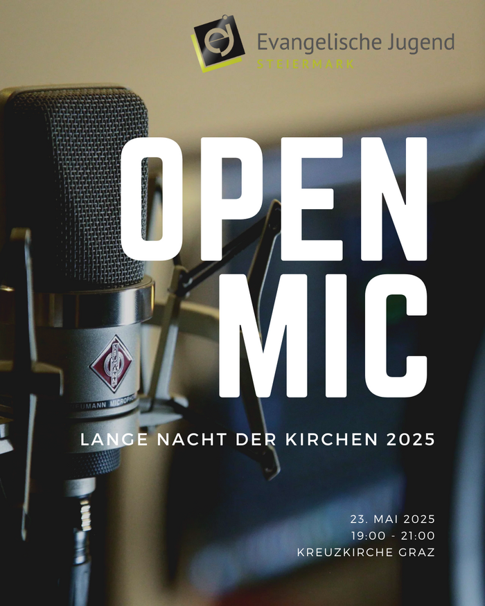 Lange Nacht der Kirchen: Open Mic & Open Hearts Lange Nacht der Kirchen: Open Mic & Open Hearts