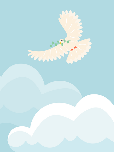 Vogel im Himmel @Canva