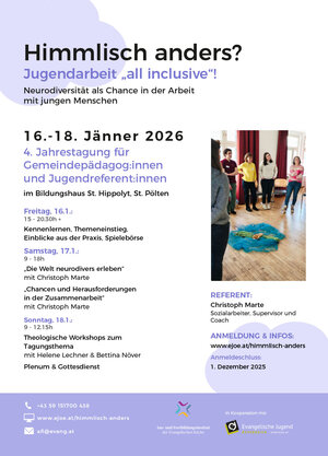 Flyer "himmlisch anders"
